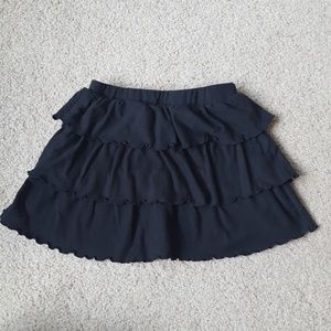 ❤4/$20 Little Miss Attitude Tiered Black Skirt